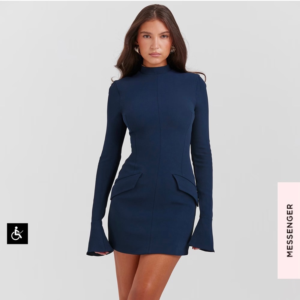 HOUSE OF CB Navy Mahalia Dress
